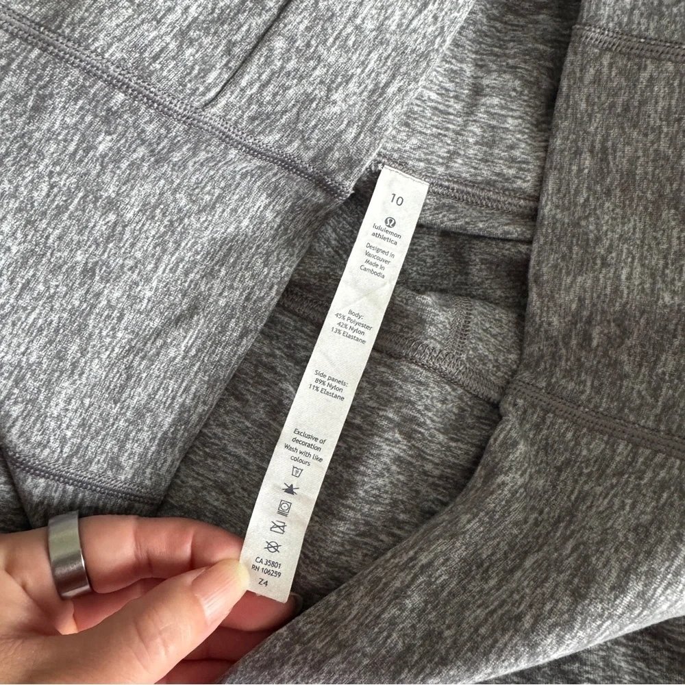 1 Lululemon Make A Move Tight - Heathered Grey